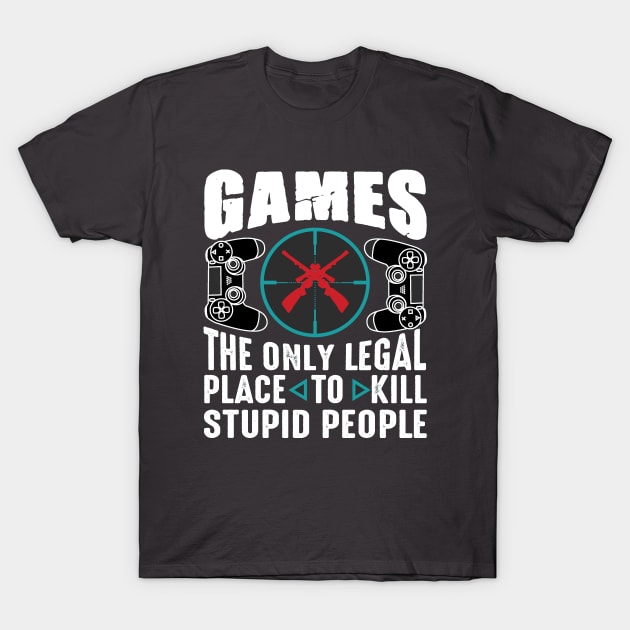 Legally Kill Stupid People T-Shirt by Game Informed Family